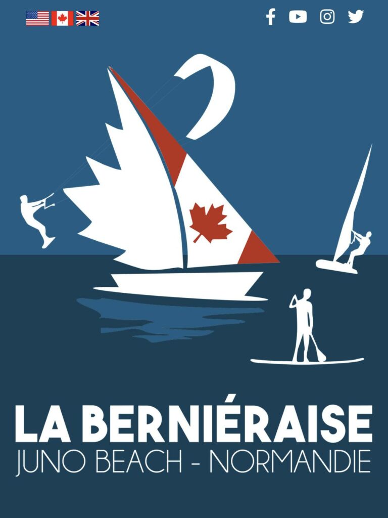 Affiche La Berniéraise Juno Beach Normandie