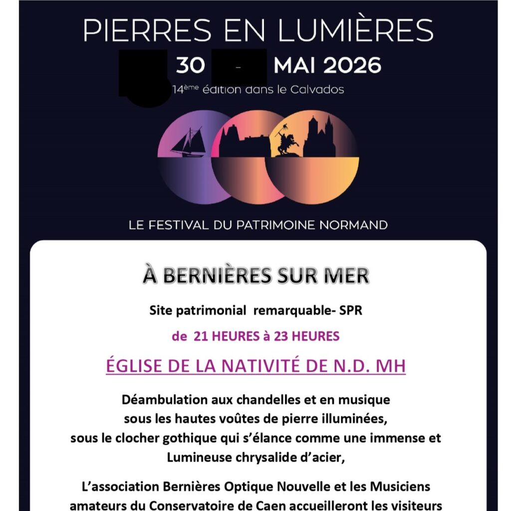 bernieres sur mer pierres en lumieres 2026